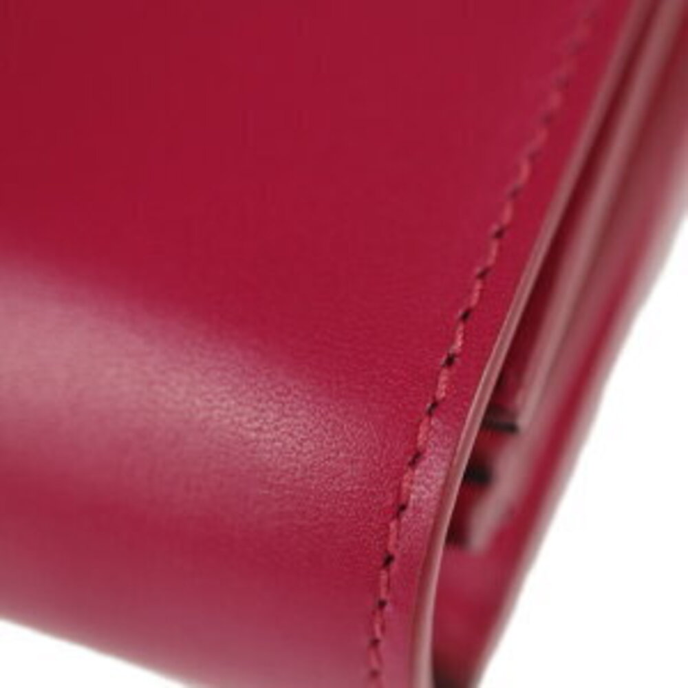 PRADA shoulder bag PEONIA of calf leather pink wallet pochette clutch - Picture 6 of 9